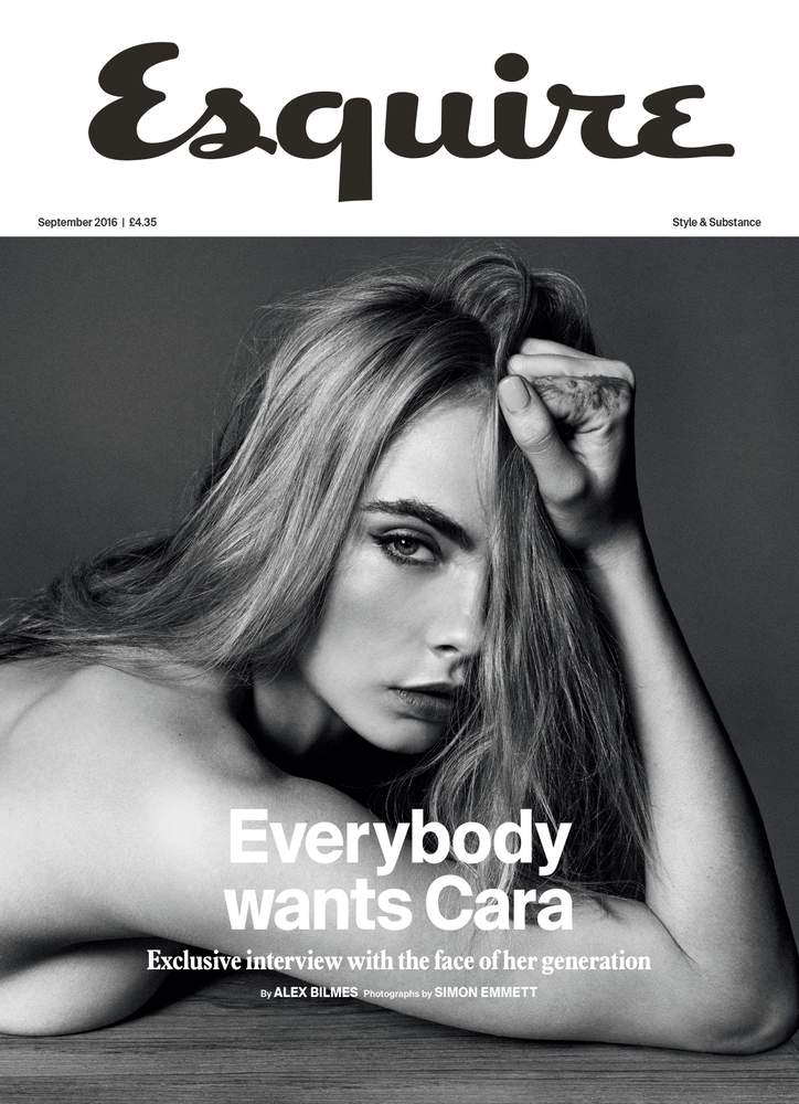 ¡desnuda Y Explosiva Cara Delevingne Se Destapa Para La Nueva Portada De La Revista Esquire Fotos 5919