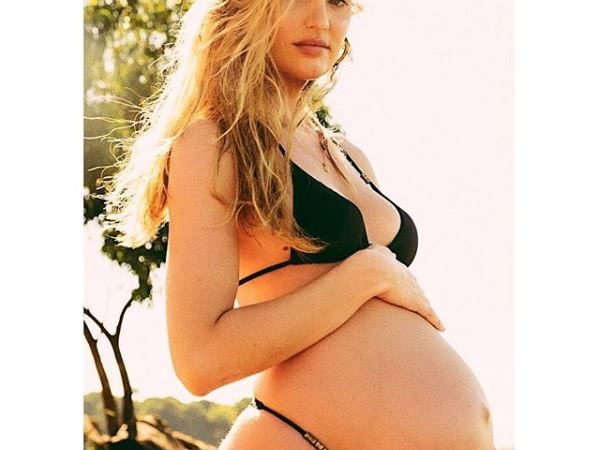 Esta modelo de Victoria’s Secret dio a luz a su segundo bebé y es un niño ?