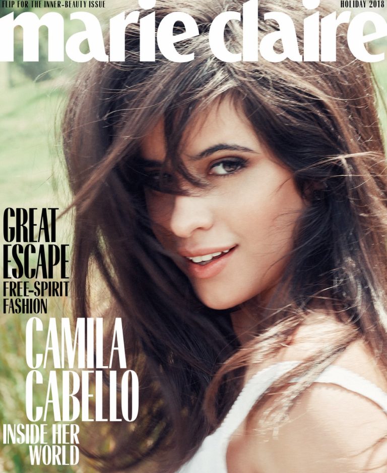 Camila Cabello posó para portada de Marie Claire