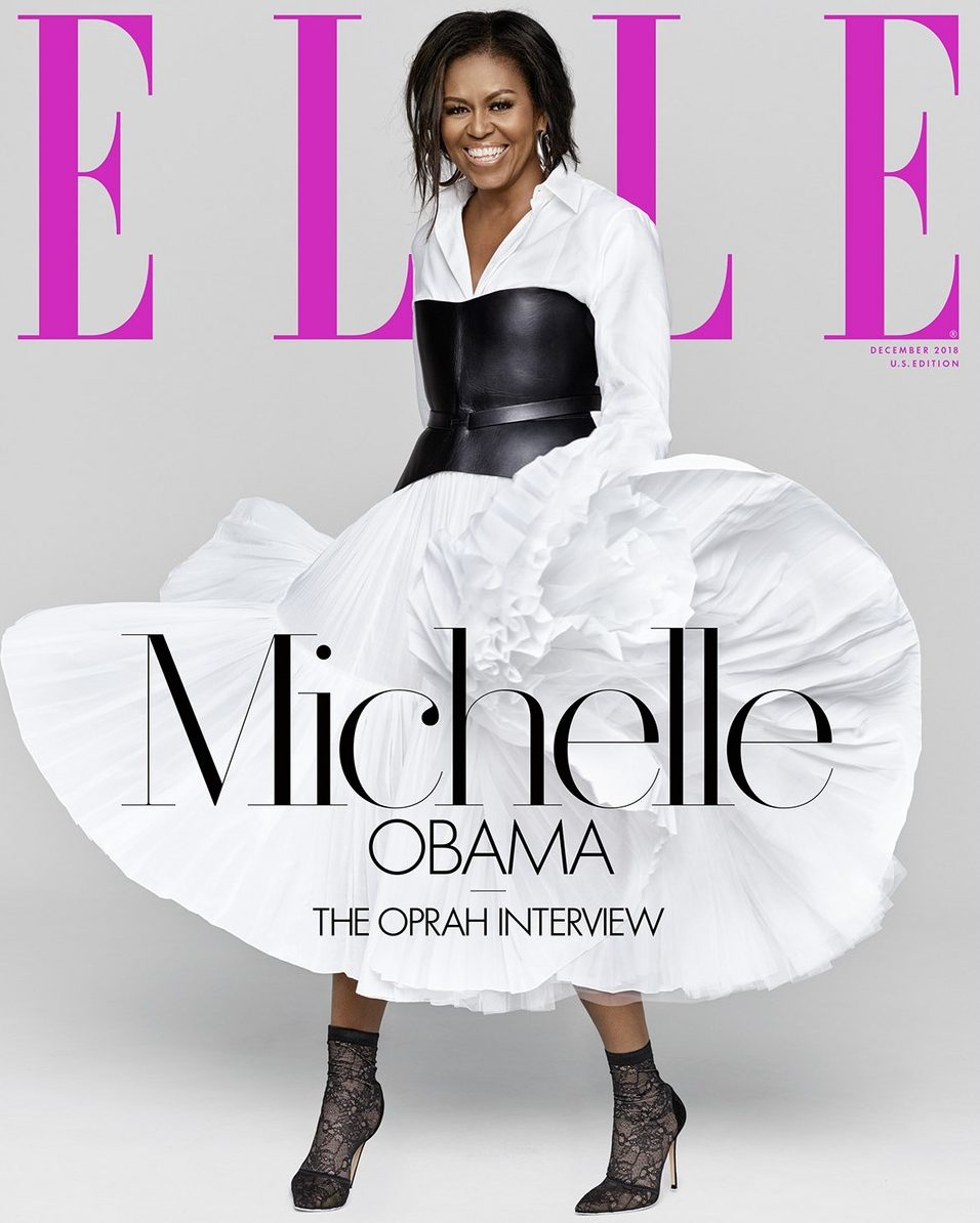 #LaFotoDelDía - Michelle Obama posó para la portada de la revista Elle