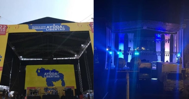 Venezuela Aid Live vs. Festival chavista