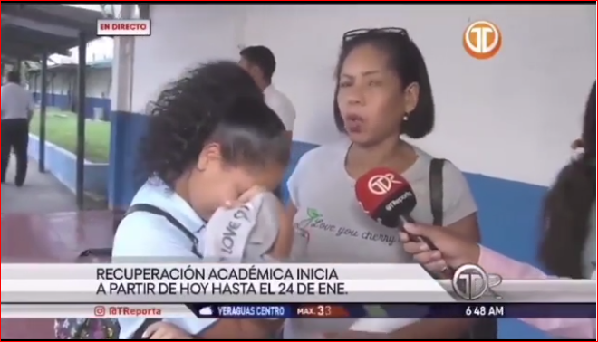 VIRAL: Madre expone a su hija en televisión nacional por raspar dos materias