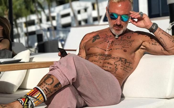 Gianluca Vacchi recibió comentarios homofóbicos por posar en bikini