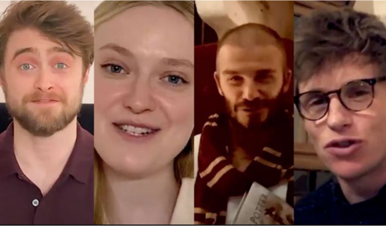 Daniel Radcliffe, Dakota Fanning, Eddie Redmayne, David Beckham y otros actores leen «Harry Potter y la Piedra Filosofal»