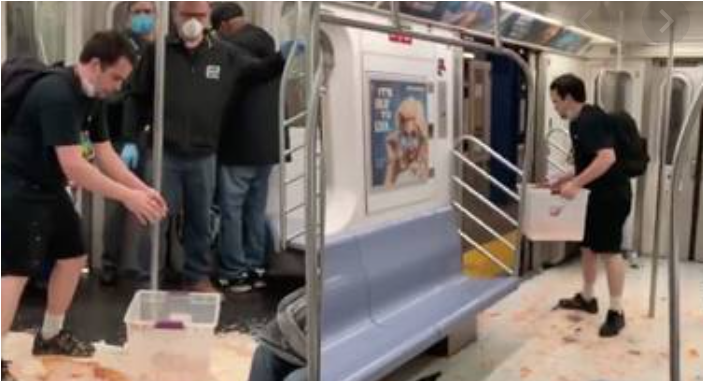 TikToker estadounidense es investigado por hacer una broma en el metro de Nueva York