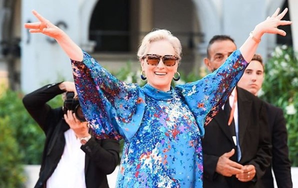 ¡Salud! Meryl Streep se mostró en Instagram con copa en mano ??