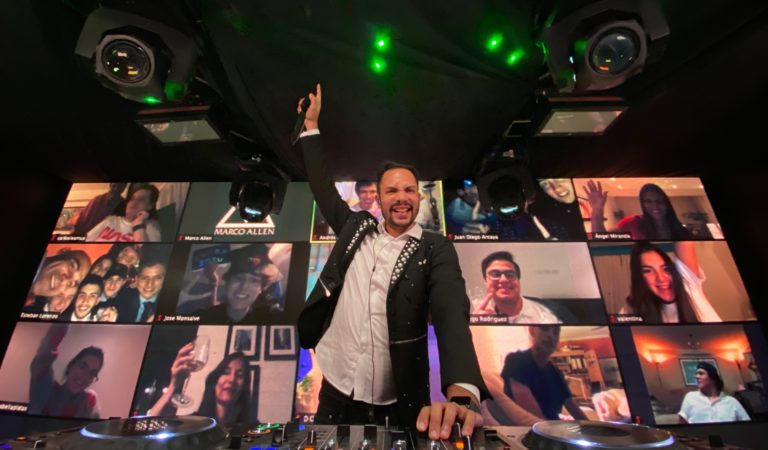 ¡Sin salir de casa! DJ Marco Allen impone la moda de celebrar graduaciones vía streaming  ??