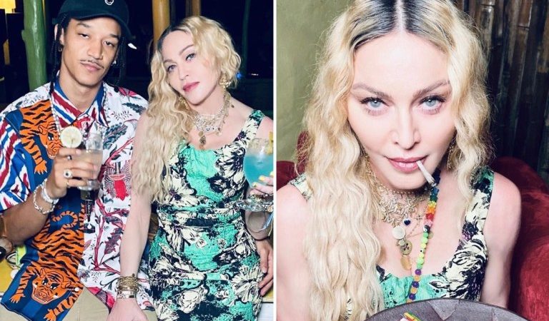 Rodeada de jóvenes y marihuana: así celebró Madonna sus 62 años de edad