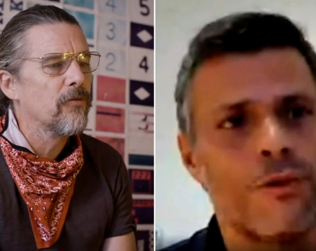 Leopoldo López conversó con Ethan Hawke en exclusiva  [VIDEO]