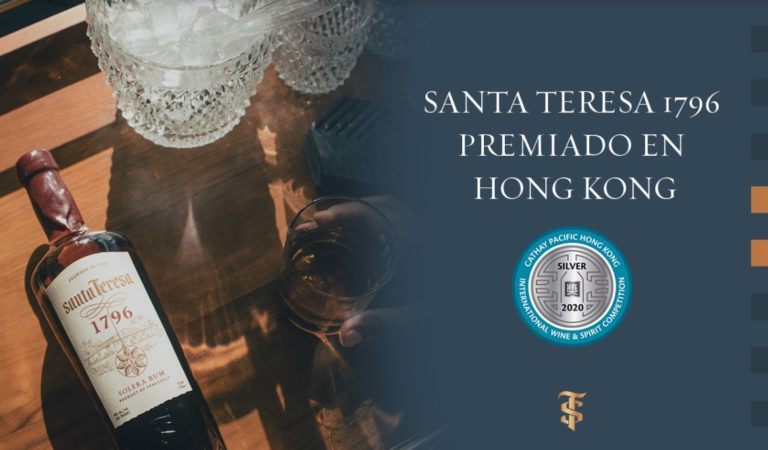 ¡En Hong Kong! Santa Teresa 1796 recibió una premiación 👏🥃