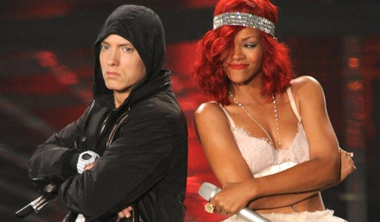 Eminem ofrece disculpas a Rihanna tras defender a Chris Brown