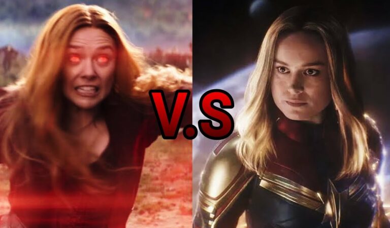 Brie Larson se picó y dijo que Capitana Marvel es más fuerte que Bruja Escarlata
