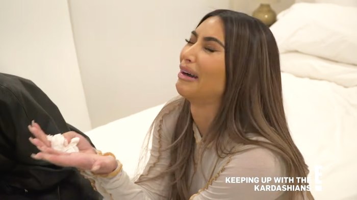 Kim Kardashian rompió en llanto frente a las cámaras al hablar de su divorcio