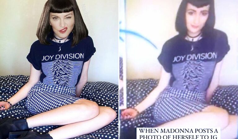 ¿Otra foto falsa? Madonna posó con poca ropa en medio de escandalo por plagio