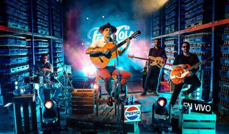 Con presentaciones en vivo: Pepsi fortalece su plataforma musical 💪👏