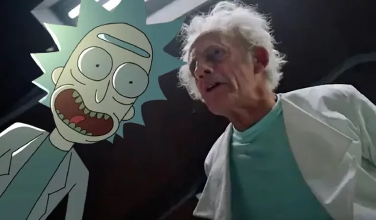 Clip de Rick & Morty de acción real: Christopher Lloyd hace el monólogo de los 100 años