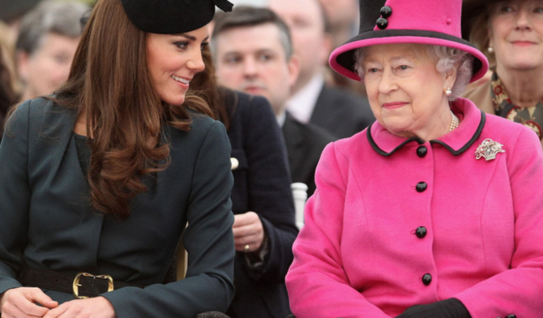 La reina Isabel II confía en que Kate Middleton podría ocupar su puesto