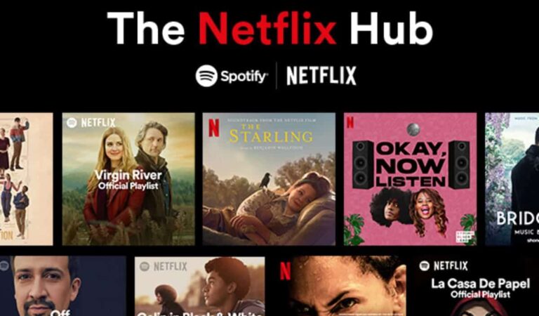 Spotify y Netflix se asociaron para crear “The Netflix Hub” 🎧📲