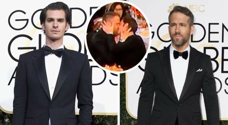 Andrew Garfield recuerda el beso de Ryan Reynolds en los Globos de Oro