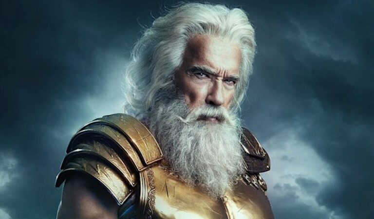Arnold Schwarzenegger es Zeus en el póster de un nuevo proyecto misterioso