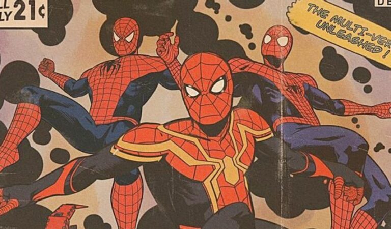 Spider-Man: No Way Home se convierte en un póster de cómic clásico