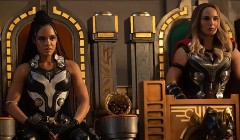Valquiria se reúne con Jane Foster en la nueva imagen de Thor: Love and Thunder