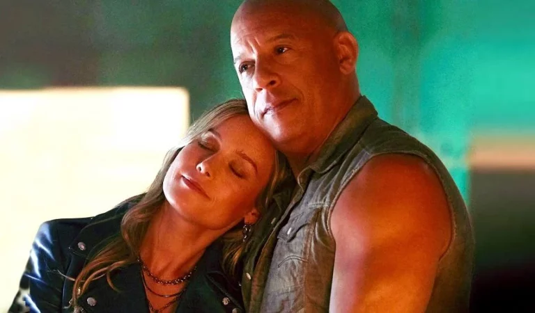 Brie Larson y Vin Diesel se abrazan en la nueva imagen detrás de cámara de Fast 10