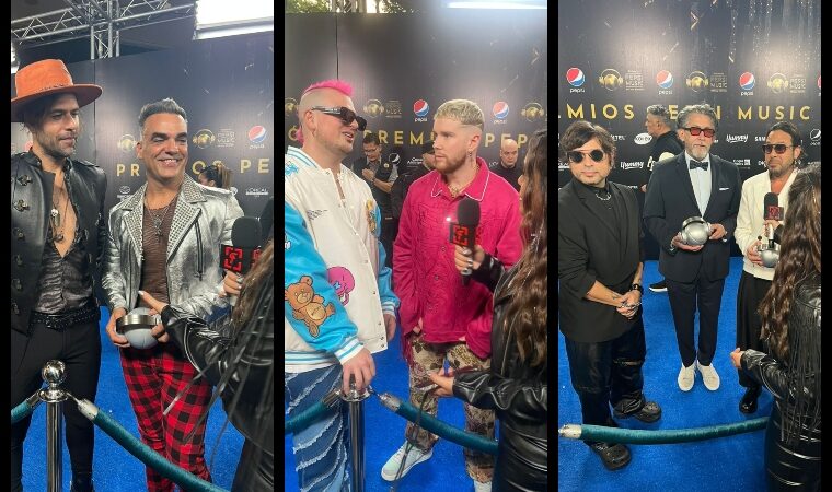 ¡Mucho glam, mucho rock! Artistas venezolanos desfilaron por la alfombra azul de Premios Pepsi Music 2022