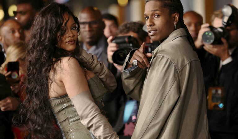 #LaFotoDelDía: Rihanna y A$AP Rocky en el estreno de BlackPanther 🙅🏾‍♂️🐈‍⬛