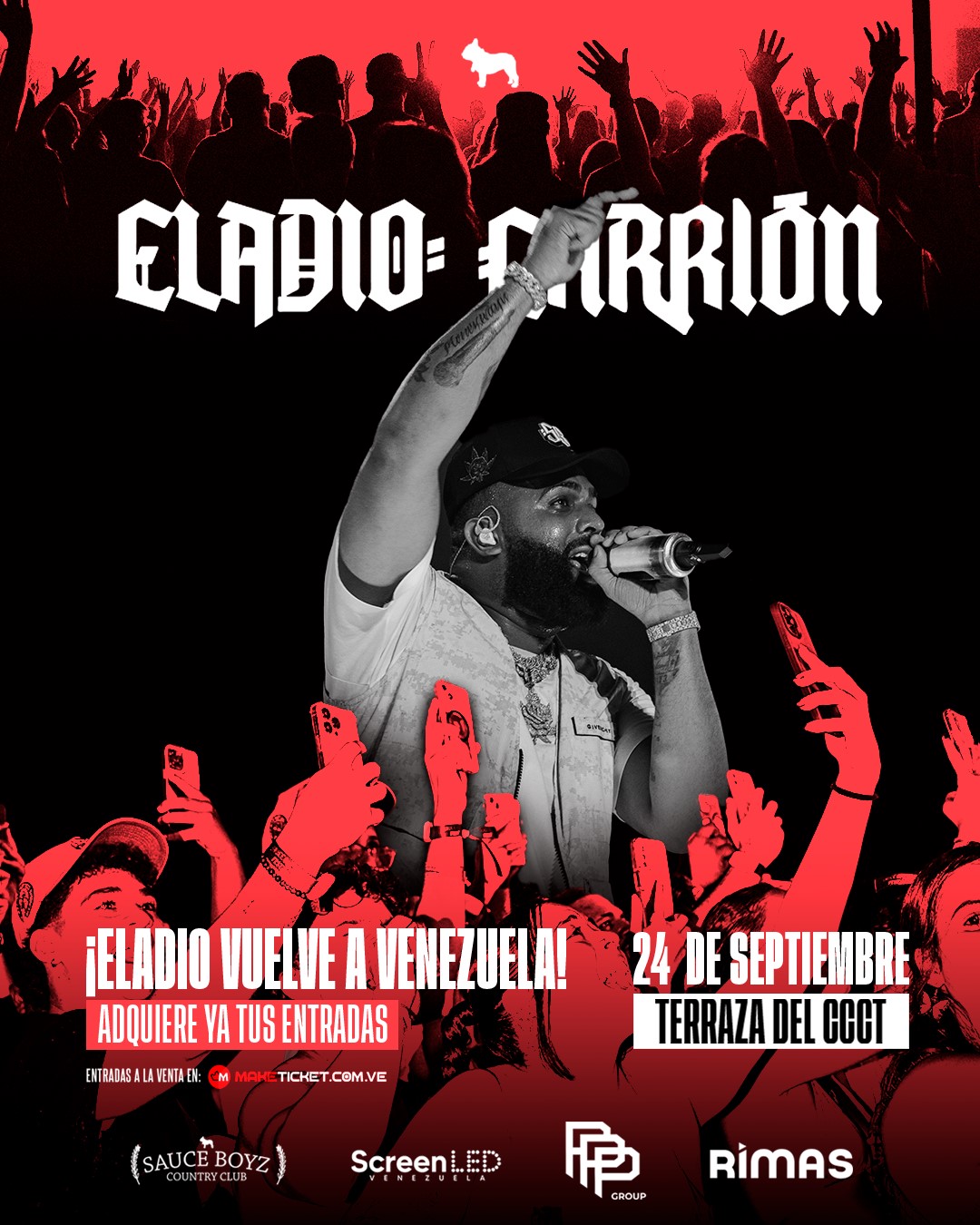 Cada vez falta menos para Venezuela Eladio Carrión está por iniciar su