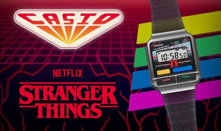 Con diseño colorido y llamativo: Casio lanzó un diseño en colaboración con STRANGER THINGS