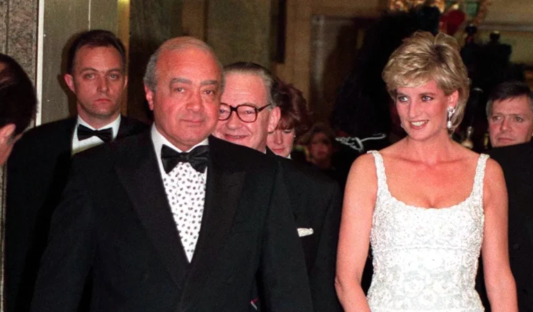 Mohamed Al Fayed, ex suegro de la Princesa Diana, fallece a los 94 años.