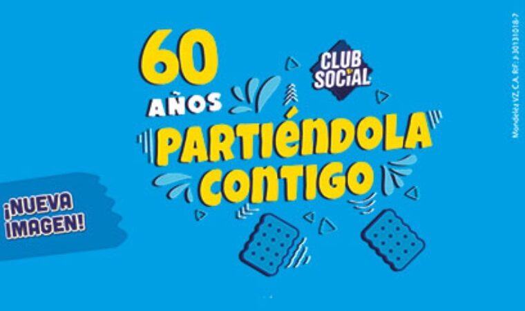 Club Social celebra 60 años en el mercado trabajando en una campaña con propósito social junto a Farmatodo