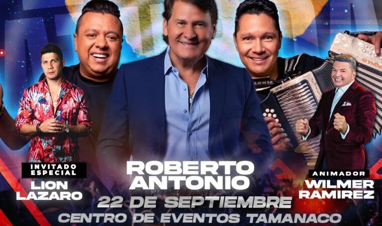 Rumba colombo venezolana: Roberto Antonio, Lion, Rafael Santos y Jimmy Zambrano juntos en un mismo escenario