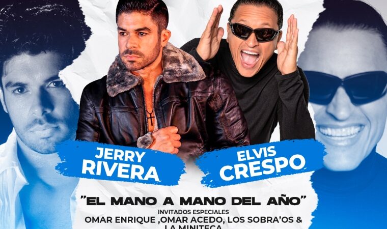 Una fiesta bailable: Jerry Rivera y Elvis Crespo se presentarán en la Terraza del CCCT