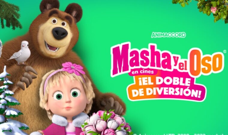 Una tierna aventura: Masha y el oso llegan al cine para brindar el doble de diversión