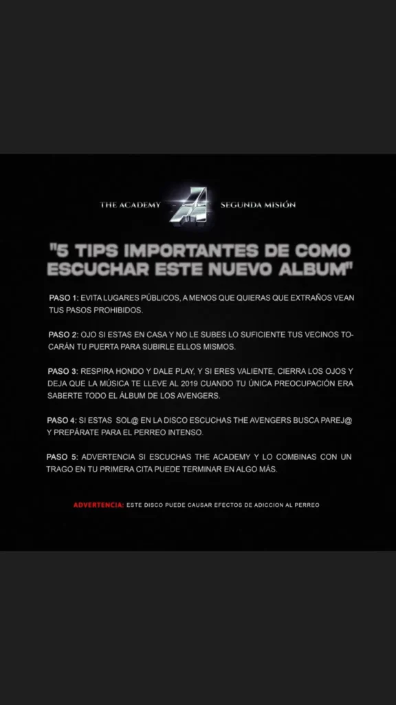Sech compartió tips para escuchar el nuevo álbum de los Avengers