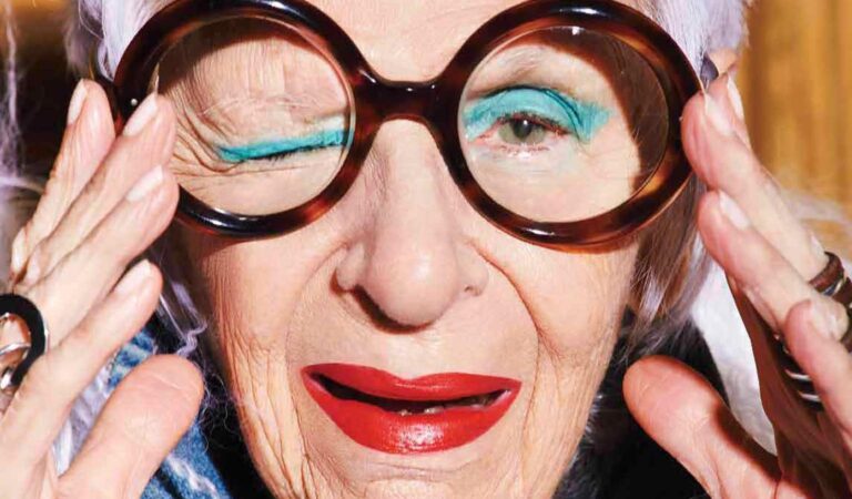 Se apagó la luz de la moda: Murió la legendaria Iris Apfel a los 102 años
