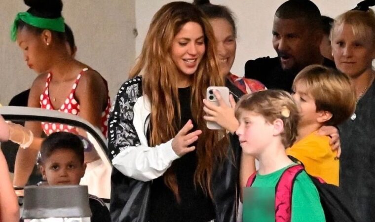 ¡Madre ejemplar! Shakira acompaña a su hijo menor Sasha, a un juego de baloncesto