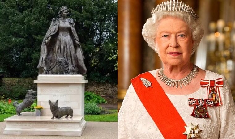 Inauguran monumento en honor a la reina Isabel II en Inglaterra