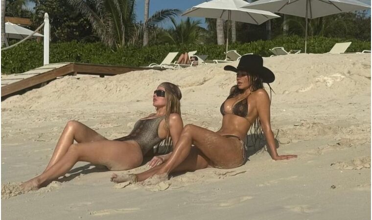 ¡Sol, playa y arena! Las Kardashians disfrutan de sus vacaciones en un destino paradisíaco