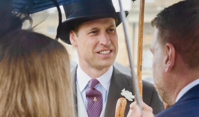 El príncipe William estuvo a cargo del evento “The Sovereign’s Garden Party” con la ausencia de su esposa Kate Middleton