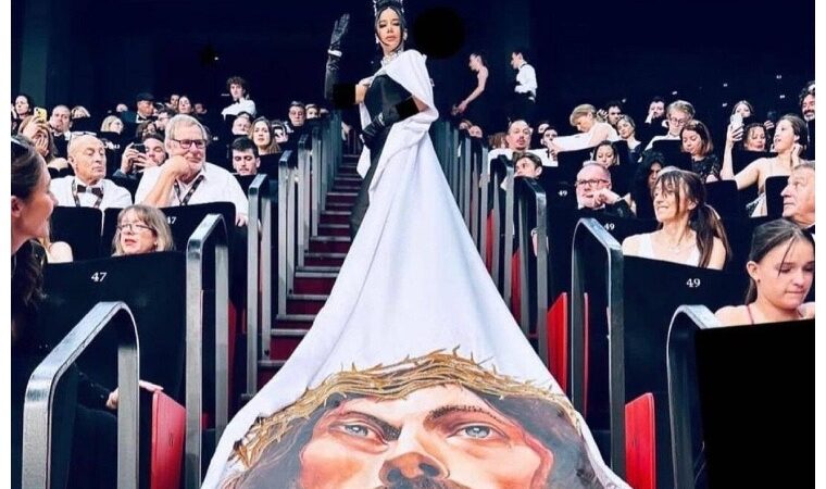Massiel Taveras creó un escándalo en la alfombra roja de Cannes por su vestido