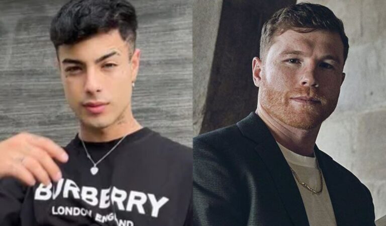 Canelo Álvarez golpeó en el estómago a un influencer