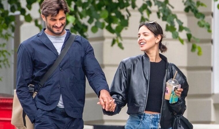 Captan a Eiza González paseando en Londres con su nuevo amor