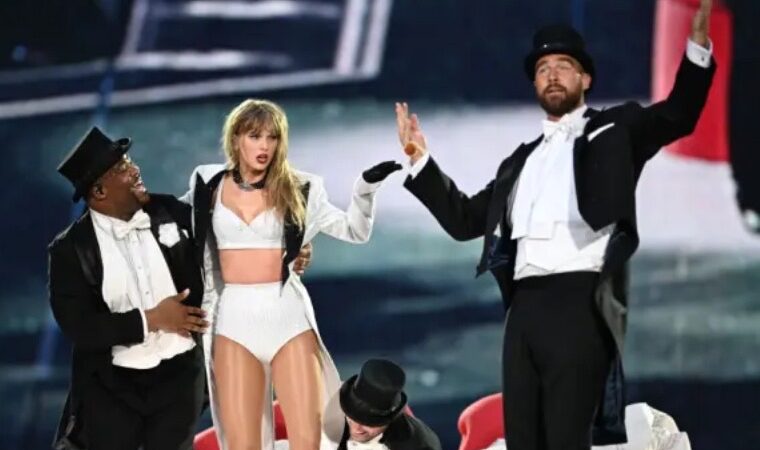 Travis Kelce se roba el show durante concierto de Taylor Swift en Londres