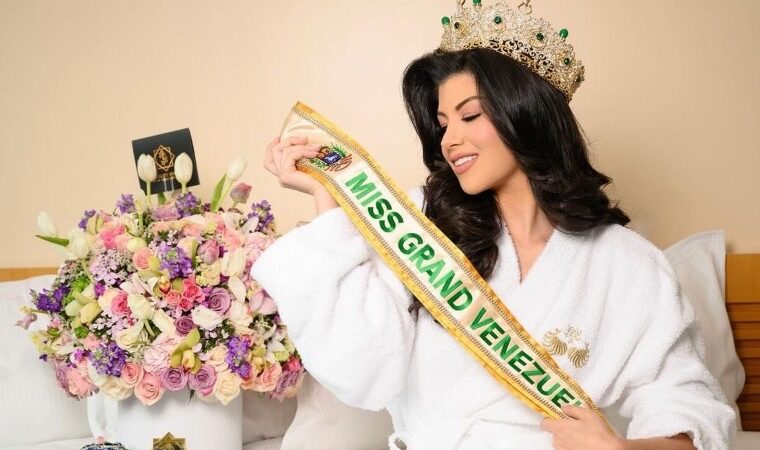 ¡Nueva reina! Piloto aviador, Tina Batson se coronó como Miss Grand Venezuela 2025