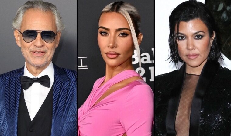 Kim y Khloé Kardashian protagonizan divertida parodia junto a Andrea Bocelli en Italia