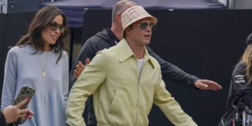 Brad Pitt y su nueva novia- Foto Cortesía