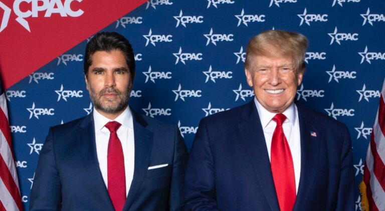 Eduardo Verástegui y Donald Trump- Foto Cortesía